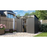 Gerätehaus 'Lüttich 65' anthrazit matt 2,94 m² - Pergart von PERGART