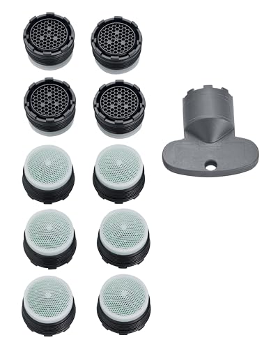 M18.5x1~5.7 l/min 10er Set Original PERLATOR® Wassersparender Einschraubstrahlregler inkl. Schlüssel von PERLATOR