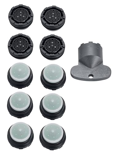 M21.5x1~5.7 l/min 10er Set Original PERLATOR® Wassersparender Einschraubstrahlregler inkl. Schlüssel von PERLATOR