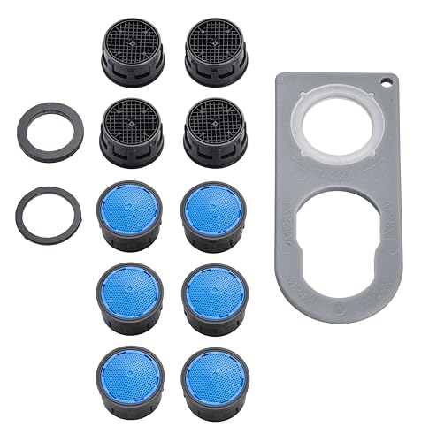 M22x1/M24x1~13.5 - 15 l/min 10er Set PERLATOR® Innenteil zu Strahlregler inkl. Flachschlüssel von PERLATOR