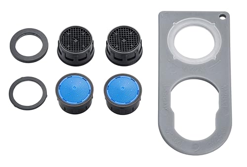 M22x1/M24x1~13.5 - 15 l/min 4er Set PERLATOR® Innenteil zu Strahlregler inkl. Flachschlüssel von PERLATOR