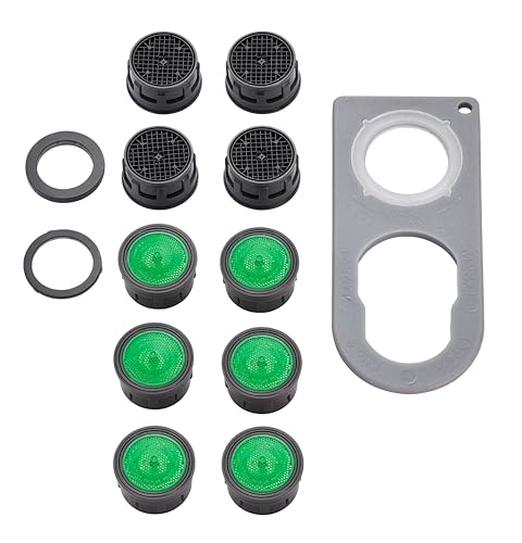 M22x1/M24x1~5.7 l/min 10er Set PERLATOR® Wassersparendes Innenteil zu Strahlregler inkl. Flachschlüssel von PERLATOR