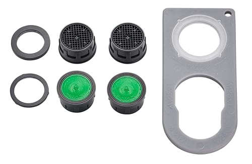 M22x1/M24x1~5.7 l/min 4er Set PERLATOR® Wassersparendes Innenteil zu Strahlregler inkl. Flachschlüssel von PERLATOR