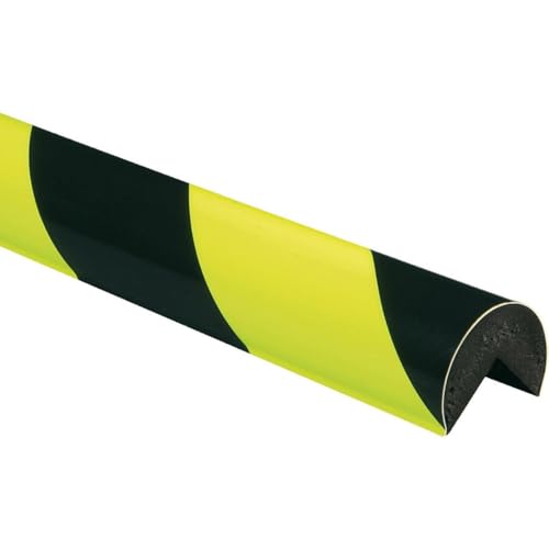 PERMALIGHT® power Eckschutzprofil Typ A, fluoreszierend/nachleuchtend-gelb/schwarz, PU, 1m von PERMALIGHT