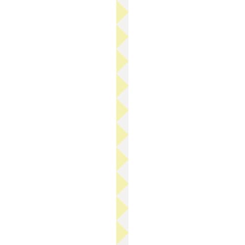 PERMALIGHT® power langnachleuchtend Türstreifen gezackt, Aluminium, selbstklebend ausgerüstet, 25x1000mm, DIN 67510 von PERMALIGHT