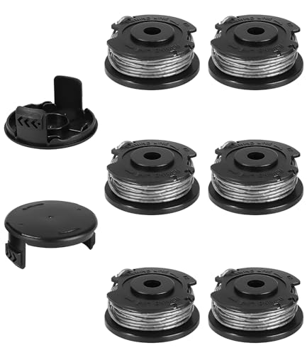 6 Stück Bosch Rasentrimmer Spule, Ø1,6 mm-m Länge Ersatzspule Kompatibel mit Bosch Geeignet für Akku Rasentrimmer EasyGrassCut + 2 Stück alternativer Deckel,F016800569/F016800385 Fadenspule 6 Stück Bosch Rasentrimmer Spule, Ø1,6 mm-m Länge Ersatzspule Kompatibel mit Bosch Geeignet für Akku Rasentrimmer EasyGrassCut + 2 Stück alternativer Deckel,F016800569/F016800385 Fadenspule von PERMUST
