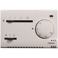 Perry Unterputz-Thermostat weiß für Schalterprogramme 230V 1TITEF365/MC von PERRY