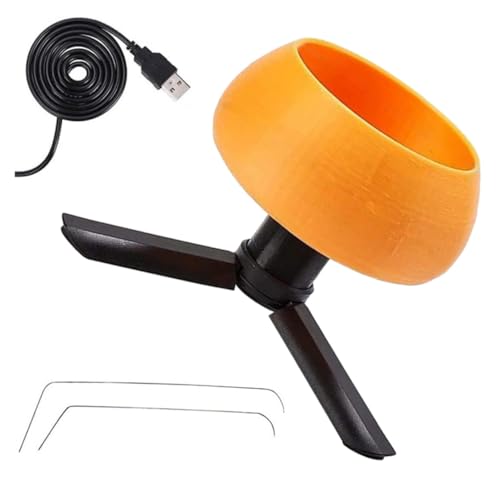 PERSELOSO Perlenspinner Mit USB-Kabel Für Schmuckherstellung Zu Hause Automatisches Perlenfädelwerkzeug Für Perlenschmuckbasteln von PERSELOSO