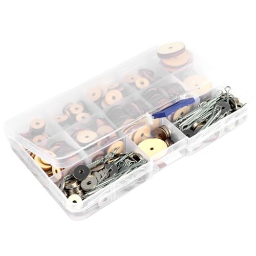 PERSELOSO 90sätze Holzgelenke Verbindungselemente Aus Holz Und Metall Für Puppenherstellung Bastelgelenke DIY Bärenpuppen Zubehör von PERSELOSO