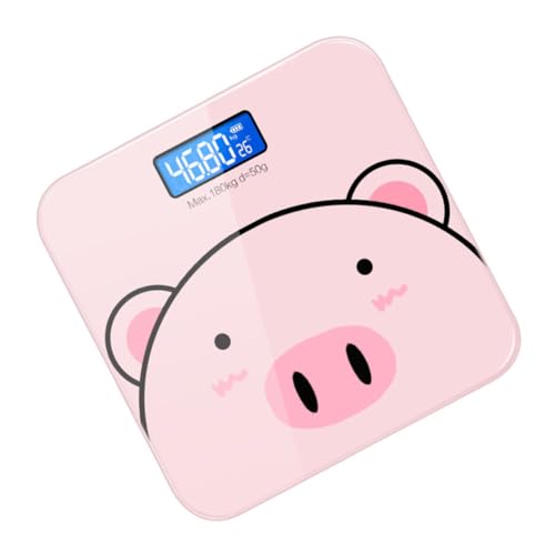 PERSELOSO 1 Stück Cartoon Elektronische Körperwaage mit USB Präzisionswaage für Zuhause LCD Anzeige Tragbar Intelligent für Gewichtsmessung und Körperanalyse PERSELOSO 1 Stück Cartoon Elektronische Körperwaage mit USB Präzisionswaage für Zuhause LCD Anzeige Tragbar Intelligent für Gewichtsmessung und Körperanalyse von PERSELOSO