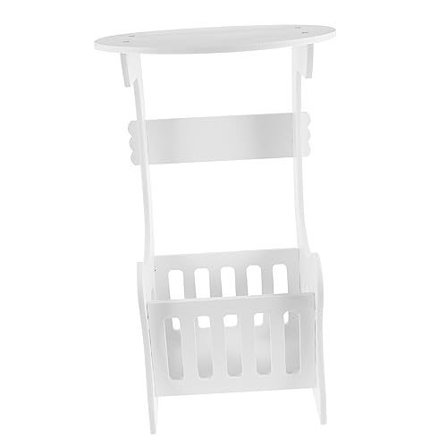PERSELOSO 1 Stück Mini Runder Beistelltisch Moderner Nachttisch mit Einfachem Stauraum Vielseitig Einsetzbar für Wohnzimmer Schlafzimmer Küche und ohne Geruch Installieren Design von PERSELOSO
