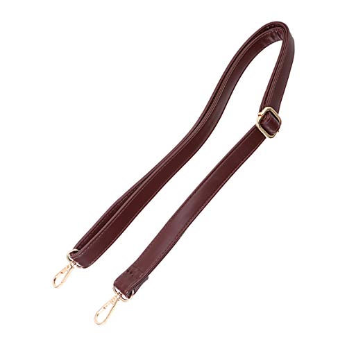 PERSELOSO 1 Stück Verstellbarer PU Schultergurt für Handtaschen Langer Bag Strap Kaffee für Umhängetaschen und Handtaschen Bequem und Installieren Perfektes DIY Zubehör von PERSELOSO