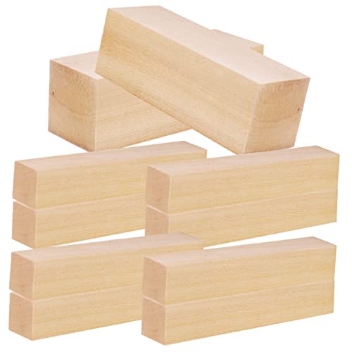 PERSELOSO 10 Stück Teiliges Set Unbehandelter Lindenholz Schnitzblöcke für Anfänger und Profis zum Schnitzen Basteln und Kreieren von Holzprojekten PERSELOSO 10 Stück Teiliges Set Unbehandelter Lindenholz Schnitzblöcke für Anfänger und Profis zum Schnitzen Basteln und Kreieren von Holzprojekten von PERSELOSO