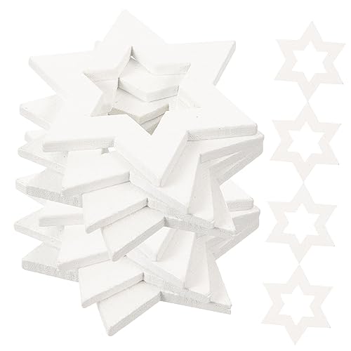 PERSELOSO 100 Stück Hängende Holzsterne Weiße DIY Holzscheiben für Bastelprojekte Partys und Wohnraumdekoration Langlebige und Bruchsichere Holzplatten für Kreative Kunstprojekte und PERSELOSO 100 Stück Hängende Holzsterne Weiße DIY Holzscheiben für Bastelprojekte Partys und Wohnraumdekoration Langlebige und Bruchsichere Holzplatten für Kreative Kunstprojekte und von PERSELOSO
