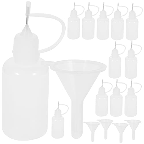 PERSELOSO 1satz Öl-quetschflaschen Mit Präzisionsspitzen Teile Flaschen Trichter Für Kleber Öl Handwerksprojekte Und Mehr PERSELOSO 1satz Öl-quetschflaschen Mit Präzisionsspitzen Teile Flaschen Trichter Für Kleber Öl Handwerksprojekte Und Mehr von PERSELOSO