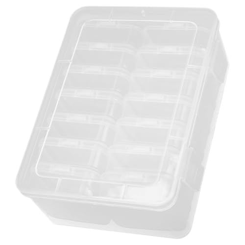 PERSELOSO 1Satz Mini Perlen Aufbewahrungshalter mit Deckel Multifunktionale Mini Aufbewahrungsbox für Schmuck Bürobedarf und Bastelmaterialien für Schränke PERSELOSO 1Satz Mini Perlen Aufbewahrungshalter mit Deckel Multifunktionale Mini Aufbewahrungsbox für Schmuck Bürobedarf und Bastelmaterialien für Schränke von PERSELOSO