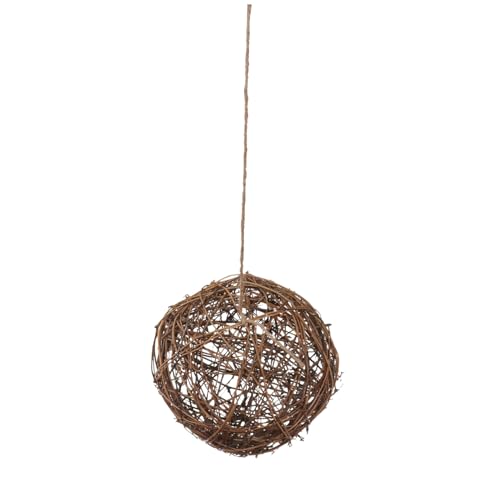 PERSELOSO Nistmaterial für Vögel im Freien Selbstgemacht Rattan Ball Nest für Vogelnistmaterial Hängender Vogelfutterspender Mehrzweck Nistmaterial für Garten und Balkon PERSELOSO Nistmaterial für Vögel im Freien Selbstgemacht Rattan Ball Nest für Vogelnistmaterial Hängender Vogelfutterspender Mehrzweck Nistmaterial für Garten und Balkon von PERSELOSO