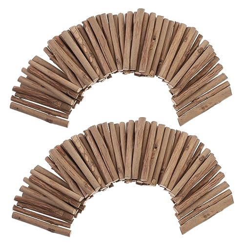 PERSELOSO 1Tasche Handwerk Holzstäbe Unvollendete Hartholzstöcke für DIY Bastelprojekte Runde Holzstäbchen für Dekoration PERSELOSO 1Tasche Handwerk Holzstäbe Unvollendete Hartholzstöcke für DIY Bastelprojekte Runde Holzstäbchen für Dekoration von PERSELOSO