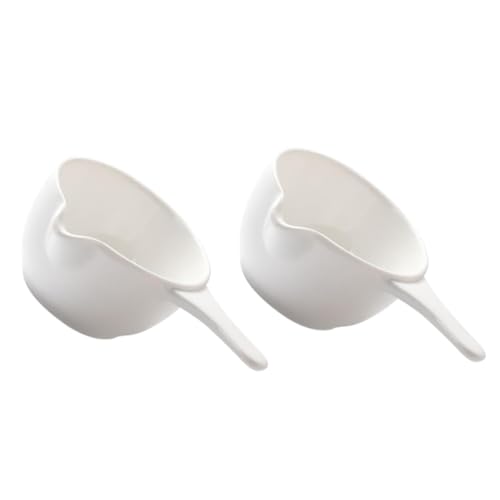 PERSELOSO 2 Stück Dipschalen Lang Kompakte Gewürzschalen für Sojasoße Essig Öl Vielseitiger Saucenhalter für Zuhause Buffet Party Spülmaschinenfest Praktisches Design von PERSELOSO