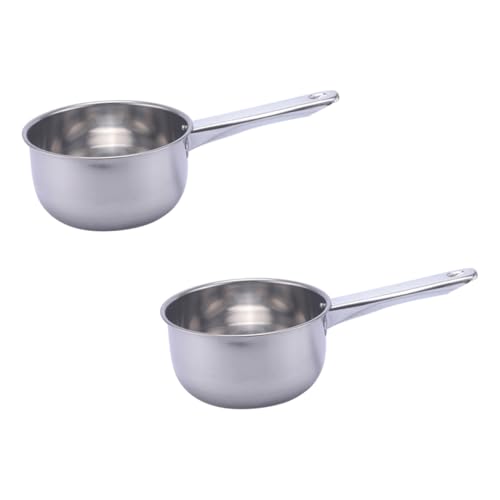 PERSELOSO 2 Stück Edelstahl Wasserlöffel mit Langem Griff Dicker Wasserschöpfer für Küche Ergonomisch Geformt Hitzebeständig für Haushalt Hotel Restaurant und Kantine von PERSELOSO