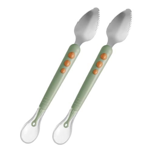 PERSELOSO 2 Stück Früchte Pürierlöffel für Doppelseitige Fütterlöffel und Spülmaschinenfest für Babynahrung und Obstbrei PERSELOSO 2 Stück Früchte Pürierlöffel für Doppelseitige Fütterlöffel und Spülmaschinenfest für Babynahrung und Obstbrei von PERSELOSO