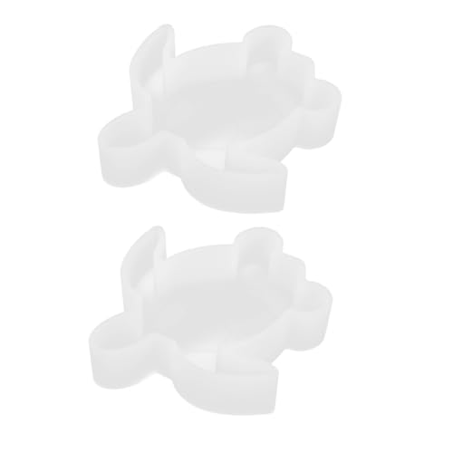 PERSELOSO 2 Stück Gipsform Silikonform kerzenherstellung Vielseitige Gießform Handwerksform für Ozeanthemenprojekte Hochwertige Gießform Epoxidformen Silikon Tierharzform Kieselgel Weiß von PERSELOSO
