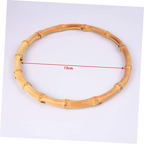 PERSELOSO 2 Stück Handmade Runde Bambus Holz Tasche Henkel Innendurchmesser Ersatzgriff für DIY Handtaschen Zubehör Umweltfreundlich Robust Stilvoll PERSELOSO 2 Stück Handmade Runde Bambus Holz Tasche Henkel Innendurchmesser Ersatzgriff für DIY Handtaschen Zubehör Umweltfreundlich Robust Stilvoll von PERSELOSO