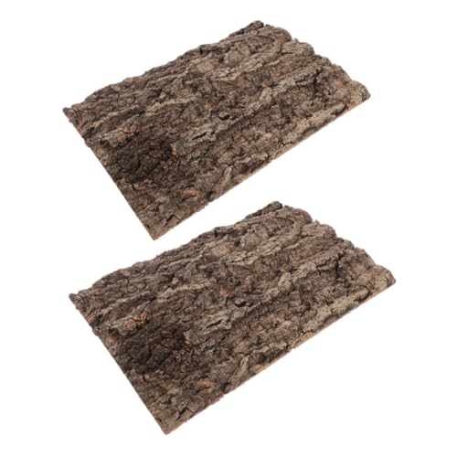 PERSELOSO 2 Stück Natürliche Korkrinden Rückwand Terrarium Dekoration Reptilien Klettermatte Echtholz Hintergrund für Gecko Schildkröte Fischbecken PERSELOSO 2 Stück Natürliche Korkrinden Rückwand Terrarium Dekoration Reptilien Klettermatte Echtholz Hintergrund für Gecko Schildkröte Fischbecken von PERSELOSO