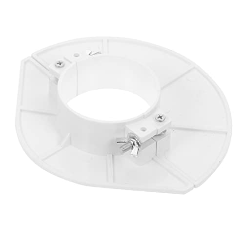 PERSELOSO 2 Stück PVC Abflussplatten für Wasserrohre Vorbohrungen Langlebig und Korrosionsbeständig Installieren für Sanitäranwendungen von PERSELOSO