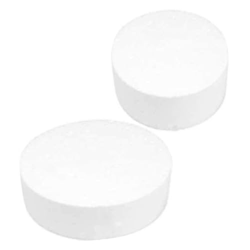 PERSELOSO 2 Stück Runde Styropor Kuchen Dummy für Backübungen Tortendekoration und DIY Projekte Leichte Glatte Oberfläche zum Üben von Dekorationsfähigkeiten PERSELOSO 2 Stück Runde Styropor Kuchen Dummy für Backübungen Tortendekoration und DIY Projekte Leichte Glatte Oberfläche zum Üben von Dekorationsfähigkeiten von PERSELOSO