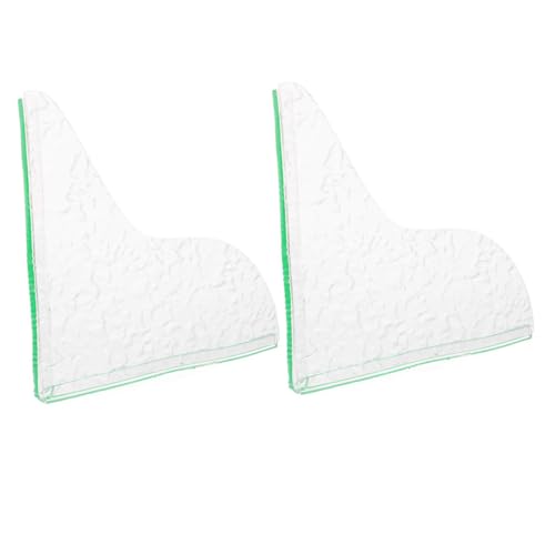 PERSELOSO 2stücke Wasserspritzschutz Für Küchenspülen wasserdichte Acrylplatte Mit Wellenmuster Für Badewannen Und Waschbecken Einfache Montage Mit Klebestreifen Idealer Spritzschutz von PERSELOSO