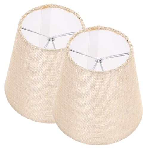 PERSELOSO 2 Stück Stoff Lampenschirme Lampenabdeckung für Pendelleuchte Wandlampe Deckenleuchte Schutz und Dekoration in Einfache Montage Vielseitig für Wohnzimmer Schlafzimmer von PERSELOSO