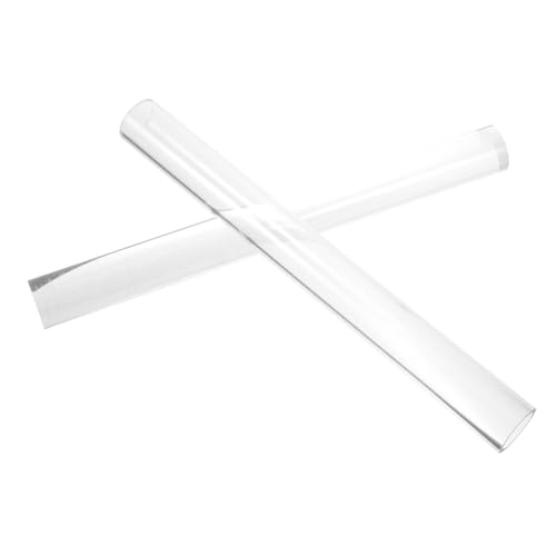 PERSELOSO 2 Stück Teiliges Acryl Teigroller für Knetmasse Ergonomisches Design Multipurpose DIY Werkzeug für Modellierung und Basteln Transparentes Leicht zu Reinigendes Material von PERSELOSO