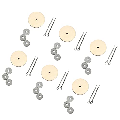 PERSELOSO 20sätze Puppen Gelenke Flexible Holz Gelenke Für Teddybären Puppen Rotierende Zubehörteile Für Puppenherstellung Multifunktionale Silber von PERSELOSO