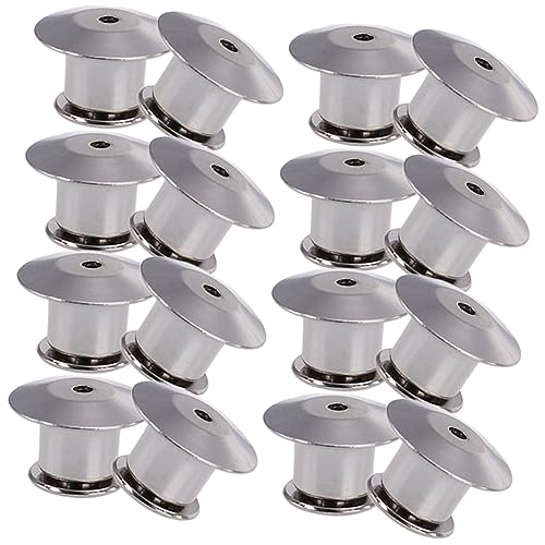 PERSELOSO 22 Stück Teiliges Verriegelungs Pin Rückseiten für Anstecknadeln Robuste Pin Befestigungen für Kleidung Schmuck und Bastelarbeiten von PERSELOSO