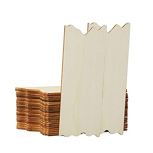 PERSELOSO 24 Stück DIY Holzschild Holzbrettchen für Kreative Bastelprojekte für Gartenbeschilderung und Dekoration Hanfseil zur Einfachen Montage PERSELOSO 24 Stück DIY Holzschild Holzbrettchen für Kreative Bastelprojekte für Gartenbeschilderung und Dekoration Hanfseil zur Einfachen Montage von PERSELOSO