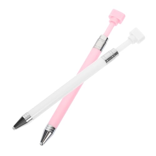 PERSELOSO 2Stücke Diamant Kunststift Rotierbarer Nagelkunst Stift Nachfüllbare Wachsstifte für Diamantbilder für DIY Projekte und Bastelarbeiten PERSELOSO 2Stücke Diamant Kunststift Rotierbarer Nagelkunst Stift Nachfüllbare Wachsstifte für Diamantbilder für DIY Projekte und Bastelarbeiten von PERSELOSO