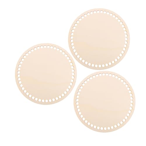 PERSELOSO 3 Stück Holz Korbboden mit Löchern Mini Stickrahmen DIY Häkeln Basis für Reisen Büro Runde Form Durchmesser Benutzerfreundlich Tragbar PERSELOSO 3 Stück Holz Korbboden mit Löchern Mini Stickrahmen DIY Häkeln Basis für Reisen Büro Runde Form Durchmesser Benutzerfreundlich Tragbar von PERSELOSO