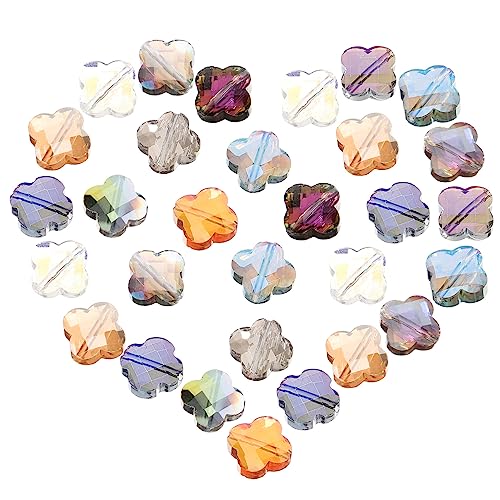 PERSELOSO 30stücke Glas Abstandsperlen Für Armbänder Herstellung Schmuck DIY Bastelperlen Kleine Perlen Für Halsketten Und Andere Bastelarbeiten von PERSELOSO