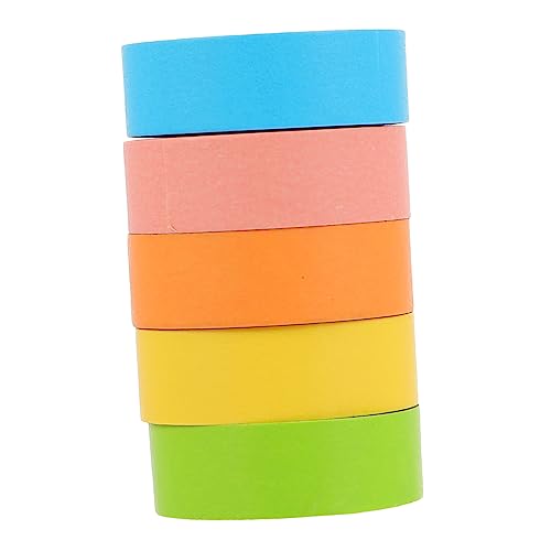 PERSELOSO 5 Rollen Bunte Washi Tape Rollenset Selbstklebendes Dekoratives Klebeband für Scrapbooking DIY Projekte und Geschenkverpackungen Zufällige Farben Zufällige Farbe Zufällige Farbe PERSELOSO 5 Rollen Bunte Washi Tape Rollenset Selbstklebendes Dekoratives Klebeband für Scrapbooking DIY Projekte und Geschenkverpackungen Zufällige Farben Zufällige Farbe Zufällige Farbe von PERSELOSO