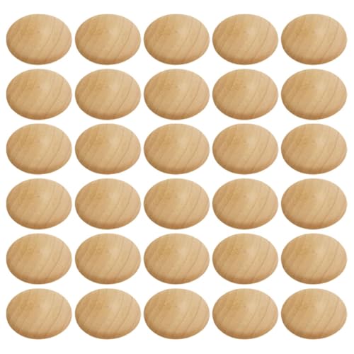 PERSELOSO 50stücke Holzschraubenlochstopfen Runde Lochabdeckkappen Aus Hartholz Für Möbel Treppen Und Schränke Installationszubehör Zum Verbergen Von Schraubenlöchern von PERSELOSO