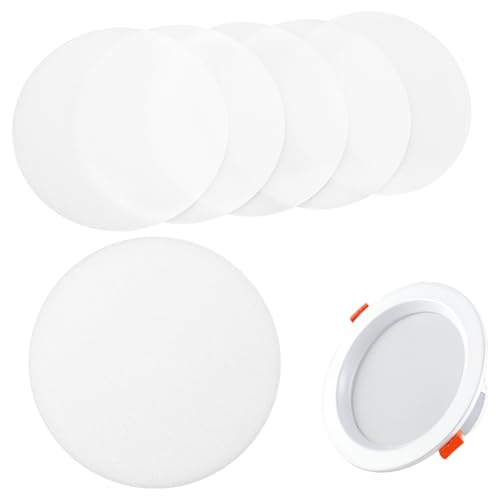 PERSELOSO 6 Stück LED Deckenleuchten Lampenschirm Diffuser Blendfreier Lampenschirm für Deckenstrahler Durchmesser Robustes Material Lichtabdeckung für Wohnzimmer und Schlafzimmer PERSELOSO 6 Stück LED Deckenleuchten Lampenschirm Diffuser Blendfreier Lampenschirm für Deckenstrahler Durchmesser Robustes Material Lichtabdeckung für Wohnzimmer und Schlafzimmer von PERSELOSO
