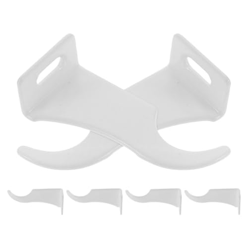 PERSELOSO 6 Stück Radiator Towel Holder aus Robustem Stahl mit Kunststoffbeschichtung Heavy Duty Haken zum Aufhängen von Handtüchern Kleidung Schlüsseln Vielseitig Einsetzbar für Bad und von PERSELOSO