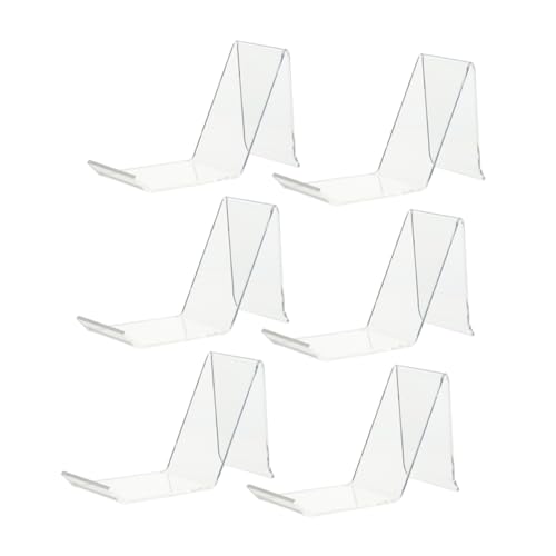 PERSELOSO 6 Stück Schuhdisplay Ständer Transparente Schuhhalter für Damen und Herrenschuhe für Sandalen und Hohe Absätze und Platzsparend von PERSELOSO