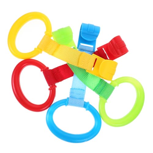 PERSELOSO 8 Stück Teiliges Standhilfe Ringe für Babybetten Tragbare Pull Ringe zur Unterstützung Beim Stehen Installieren Fördert die Farbwahrnehmung und PERSELOSO 8 Stück Teiliges Standhilfe Ringe für Babybetten Tragbare Pull Ringe zur Unterstützung Beim Stehen Installieren Fördert die Farbwahrnehmung und von PERSELOSO