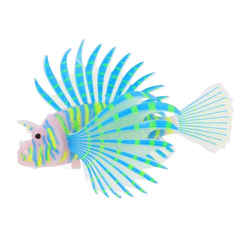 PERSELOSO Aquarium Dekoration Fisch Figur Naturnahe Kleine Löwenfisch Deko für Tropische Aquarien Umweltfreundlich Langlebig von PERSELOSO