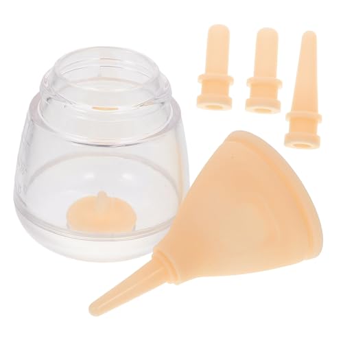PERSELOSO Aufzuchtflasche für Welpen und Kätzchen Verstellbarer Nippel Kleines Haustier fläschchen aus Hochwertigem Material Leicht zu Reinigen für Neugeborene und Kleine Haustiere Gelb PERSELOSO Aufzuchtflasche für Welpen und Kätzchen Verstellbarer Nippel Kleines Haustier fläschchen aus Hochwertigem Material Leicht zu Reinigen für Neugeborene und Kleine Haustiere Gelb von PERSELOSO
