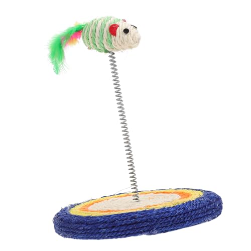 PERSELOSO Cat Scratch Board with Spring Toy Interactive Pet Kitten Scratcher Reduces Lightweight Durable Design for Cats to Play and Rest PERSELOSO Cat Scratch Board with Spring Toy Interactive Pet Kitten Scratcher Reduces Lightweight Durable Design for Cats to Play and Rest von PERSELOSO