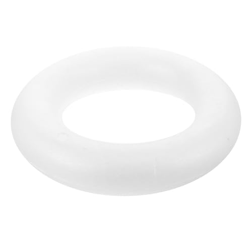 PERSELOSO Schaumstoffring Zum Basteln DIY Handwerk Heimwerkerbedarf Party-Ornament Unbemalter Schaumstoffkreis Dekoration Für Familie Und von PERSELOSO