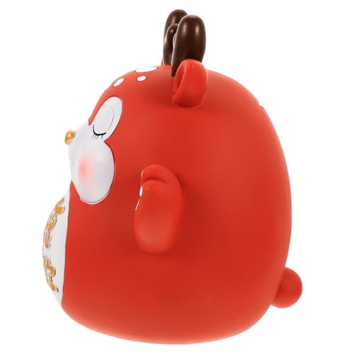 PERSELOSO Dekorative Spardose aus Vinyl Süßes REH Sparschwein für Robustes Geldsparen für Geburtstagsgeschenke Charmante Deko für Kinderzimmer Fawn Piggy Bank Braun PERSELOSO Dekorative Spardose aus Vinyl Süßes REH Sparschwein für Robustes Geldsparen für Geburtstagsgeschenke Charmante Deko für Kinderzimmer Fawn Piggy Bank Braun von PERSELOSO